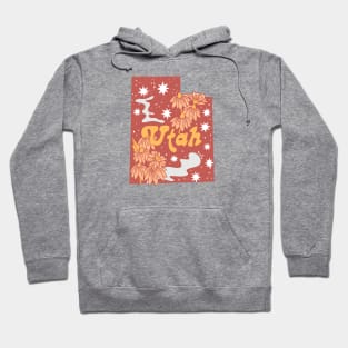 Utah Illustrated Map Hoodie